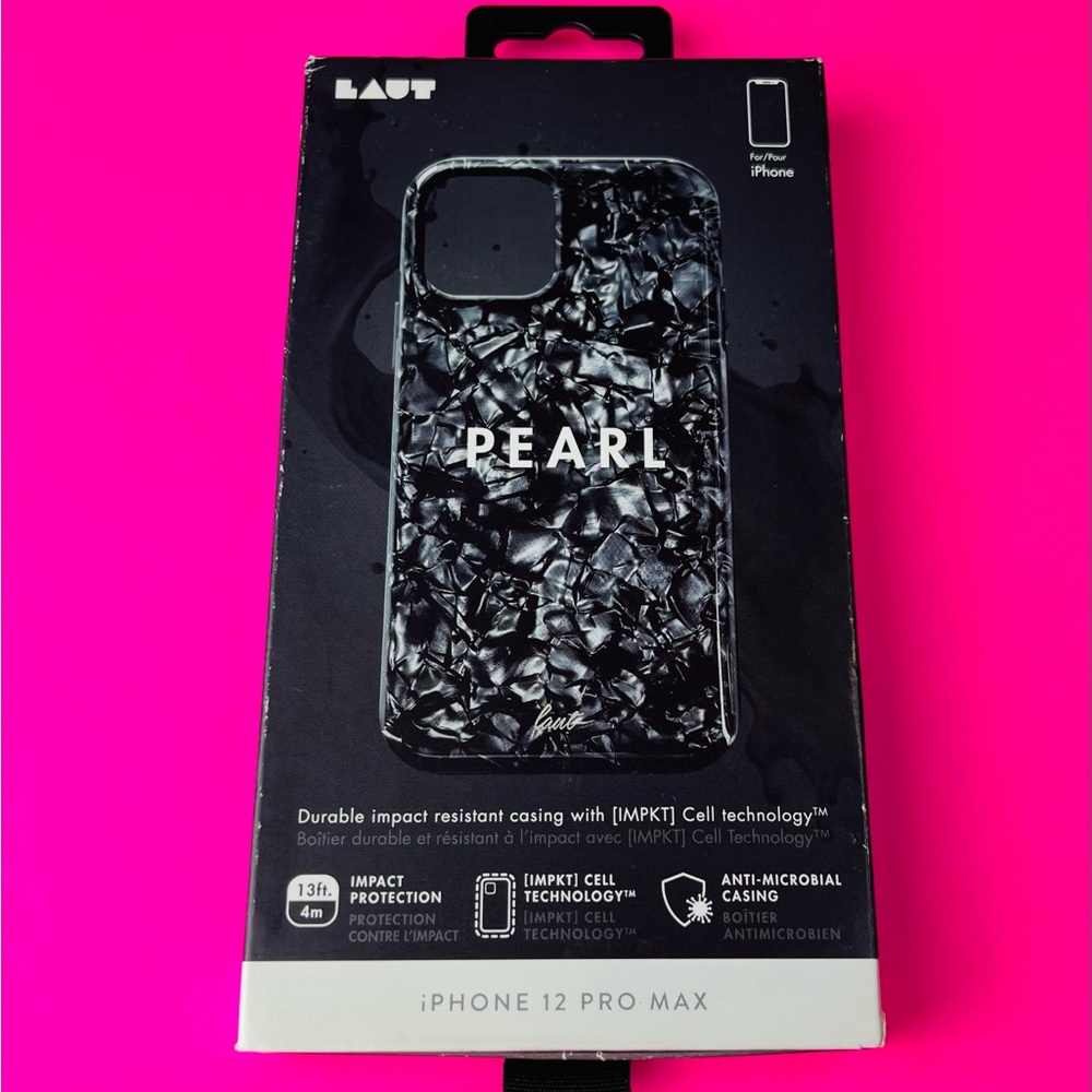 Laut iPhone 12 Pro Max Pearl Impact & Antimicrobial Protection Case